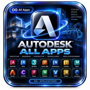 Autodesk App All :AutoCAD, 3ds Max... 3 Years Warranty 1Years