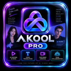 Akool Pro 600 credits 1 month
